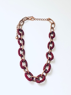 COLAR JÚLIA 13 - VERMELHO - LEGUEDÊ ACESSÓRIOS