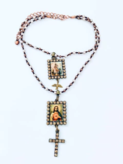 ESCAPULÁRIO SANTOS OURO VELHO