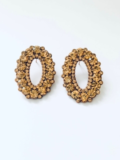 BRINCO OVAL 7 - DOURADO