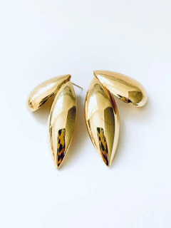 BRINCO DUAS GOTAS DOURADO