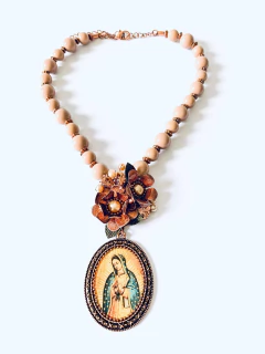 COLAR PEROLA CAPPUCCINO NOSSA SENHORA DE GUADALUPE 3 - comprar online