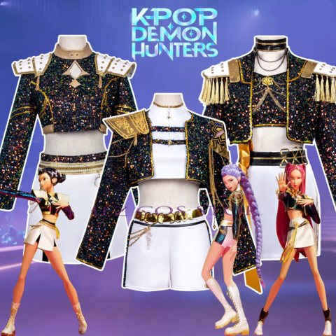 Fantasia Guerreiras do K-pop Cosplay Premium - Infantil (Rumi, Zoey ou Mira)