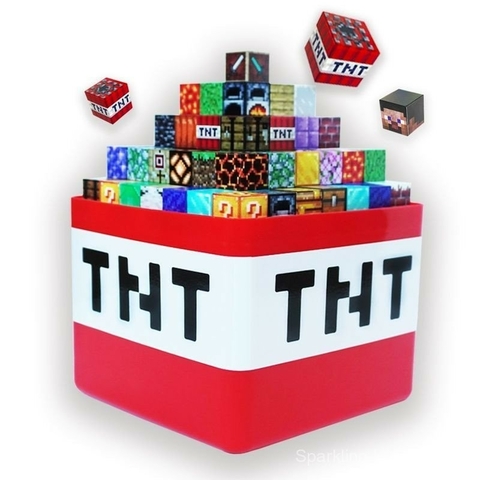 Box TNT Cubos Magnéticos - Minecraft