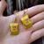 Par de Brinco Batatas Chips Pacote