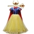 Vestido Branca de Neve Princesa Contos de Fadas Cosplay Profissional Traje Luxo Infantil