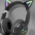 Fone de Ouvido Orelha de Gatinho Headset Bluetooth LED na internet