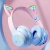 Fone de Ouvido Orelha de Gatinho Headset Bluetooth LED - loja online