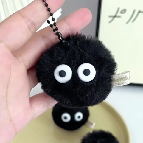 Chaveiro Susuwatari Coelhinhos de Poeira Studio Ghibli