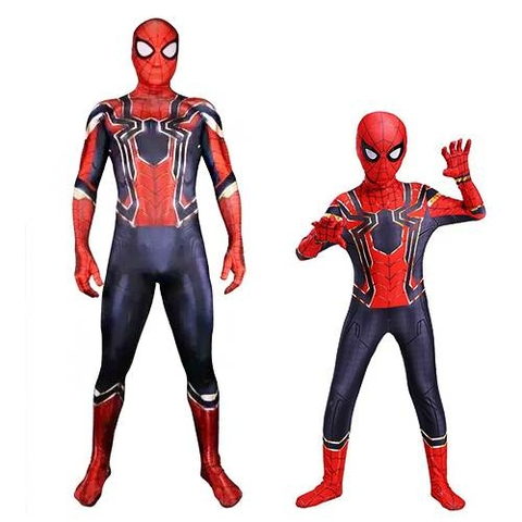 Fantasia Homem-Aranha Vingadores Cosplay (Adulto / Infantil)