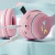 Fone de Ouvido Orelha de Gatinho Headset Bluetooth LED - loja online