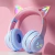 Fone de Ouvido Orelha de Gatinho Headset Bluetooth LED - loja online