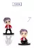 Conj. de Action Figures Rm, Jin, Suga, Jhope, Jimin, V, c/7