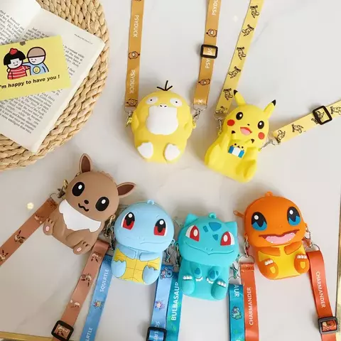 Bolsa Mini Bag com Alça Transversal Pokémon (7 modelos)
