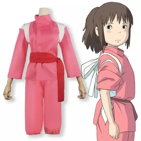 Fantasia Chihiro / Haku Cosplay Studio Ghibli Adulto/Infantil (2 modelos)