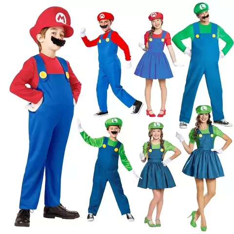 Fantasia Super Mario / Luigi (Adulto / Infantil)