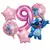 Conjunto de Balões Festa do Stitch com Número (3 cores) na internet