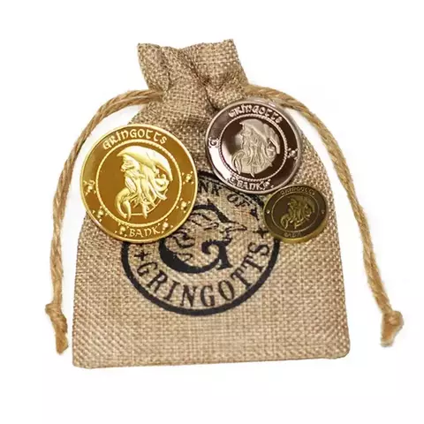 Saco Banco Gringotts c/3 Moedas