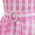 Fantasia Barbie Rosa Xadrez Acessórios Cosplay Infantil - comprar online
