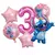 Conjunto de Balões Festa do Stitch com Número (3 cores) - loja online