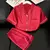 Pijama de Cetim Vermelho Feminino - comprar online