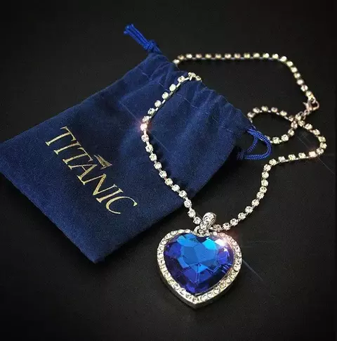 Colar Coração do Oceano Titanic