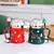 Caneca Natalina Globo de Neve c/ Colher Decorativa - loja online
