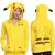 Casaco Moletom Pikachu com Capuz Adulto