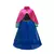 Fantasia Vestido Anna Frozen Cosplay Profissional Traje Luxo Infantil