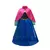 Fantasia Vestido Anna Frozen Cosplay Profissional Traje Luxo Infantil
