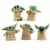 Coleção Action Figures Baby Yoda Grogu 5 pçs