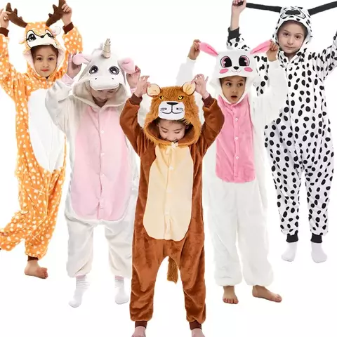 Pijamas Kigurumi Infantil (vários modelos)