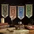 Conj. de Bandeirolas Casas de Hogwarts c/ 4 peças - comprar online
