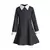 Traje Wandinha Cosplay Fantasia Adulto / Infantil