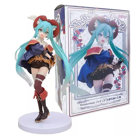 Action Figure Hatsune Miku Wonderland - Gato de Botas