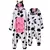 Pijamas Vaquinha Vaca Kigurumi Adulto