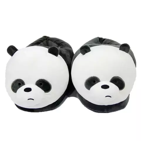 Pantufa Panda Pelúcia Unissex