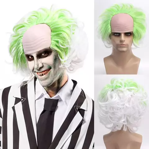 Peruca Beetlejuice Cosplay Adulto
