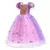 Vestido Fantasia Princesa Rapunzel Contos de Fadas Cosplay Traje Infantil - loja online