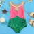 Maiô Ariel Infantil Coleção Praia Princesas