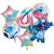Imagem do Conjunto de Balões Festa do Stitch com Número (3 cores)