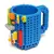 Caneca Blocos de Montar c/ Peças 350ml (Várias Cores) na internet