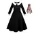 Vestido Wandinha + Mãozinha Traje Cosplay Halloween Infantil - comprar online
