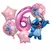 Conjunto de Balões Festa do Stitch com Número (3 cores) na internet