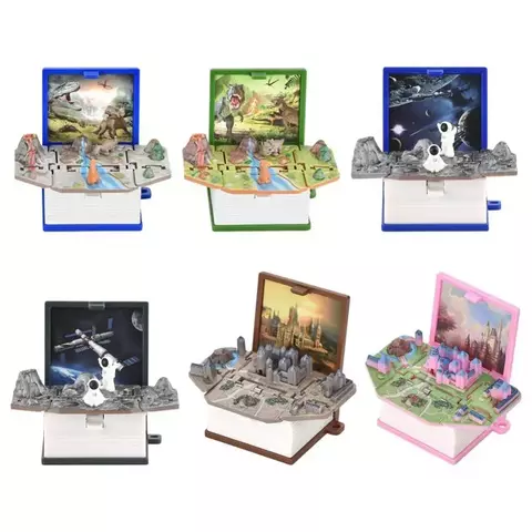 Chaveiro Mini Mundo Livro 3D (vários modelos)