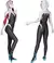 Fantasia Feminina Spider Gwen Stacy Aranha Cosplay Traje Luxo (Infantil / Adulto)