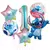 Conjunto de Balões Festa do Stitch com Número (3 cores)