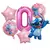 Conjunto de Balões Festa do Stitch com Número (3 cores) na internet