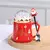 Caneca Natalina Globo de Neve c/ Colher Decorativa - Quarto Geek Store - Loja de Presentes Criativos, Nerd, Geek e Cultura Pop