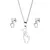 Conjunto Coração Coreano em Aço inoxidável (2 cores) - Quarto Geek Store - Loja de Presentes Criativos, Nerd, Geek e Cultura Pop