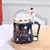 Caneca Natalina Globo de Neve c/ Colher Decorativa - comprar online